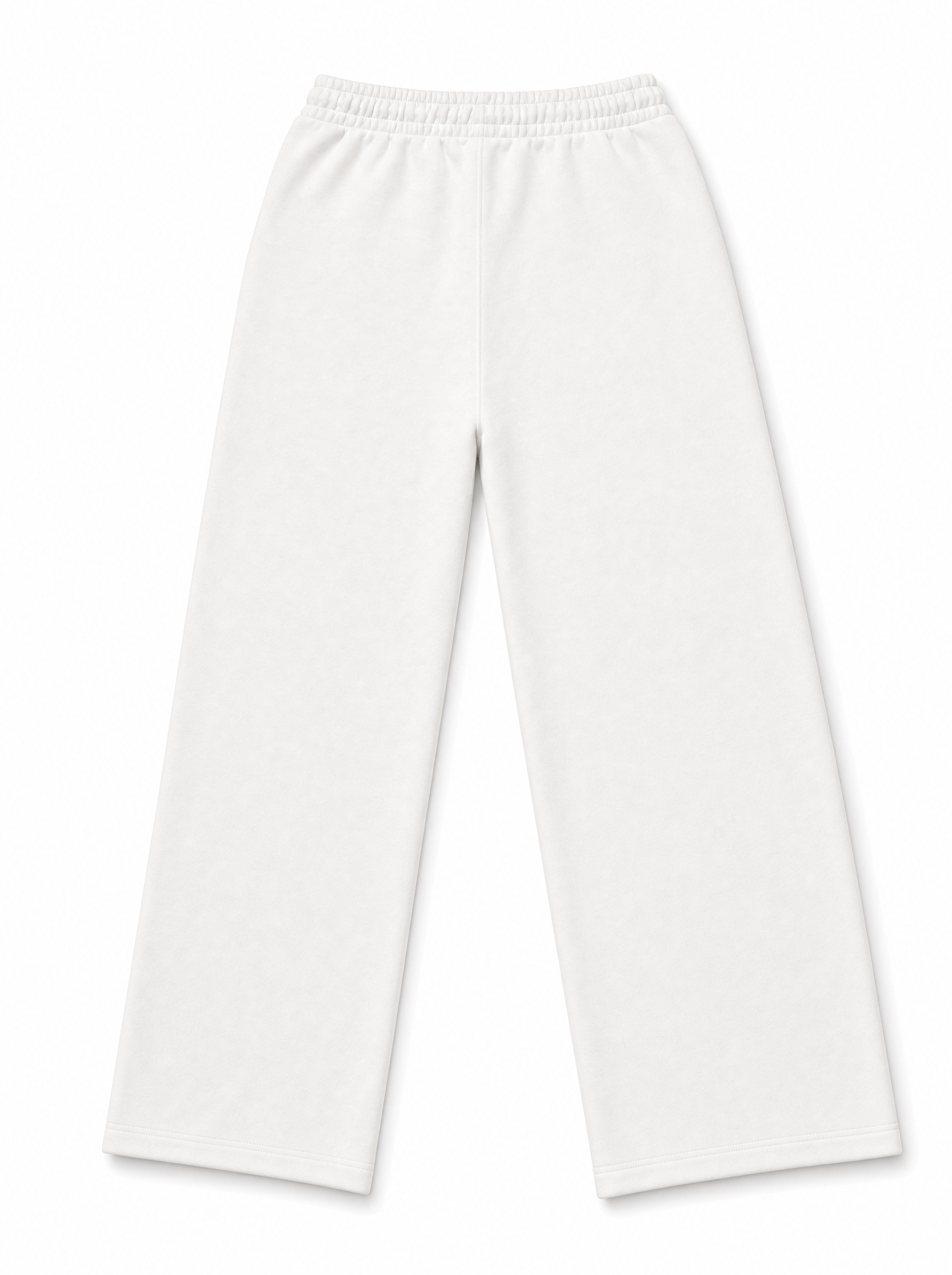 Unisex "777" Sweatpants White - Back View